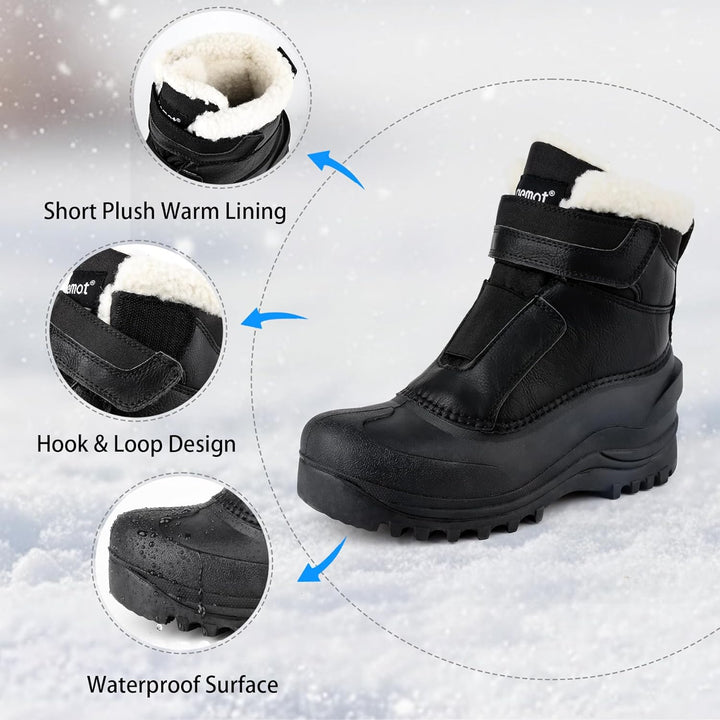 riemot Winterstiefel & Schneestiefel für Damen und Herren – Wasserdicht, Gefüttert und Warm, Rutschf