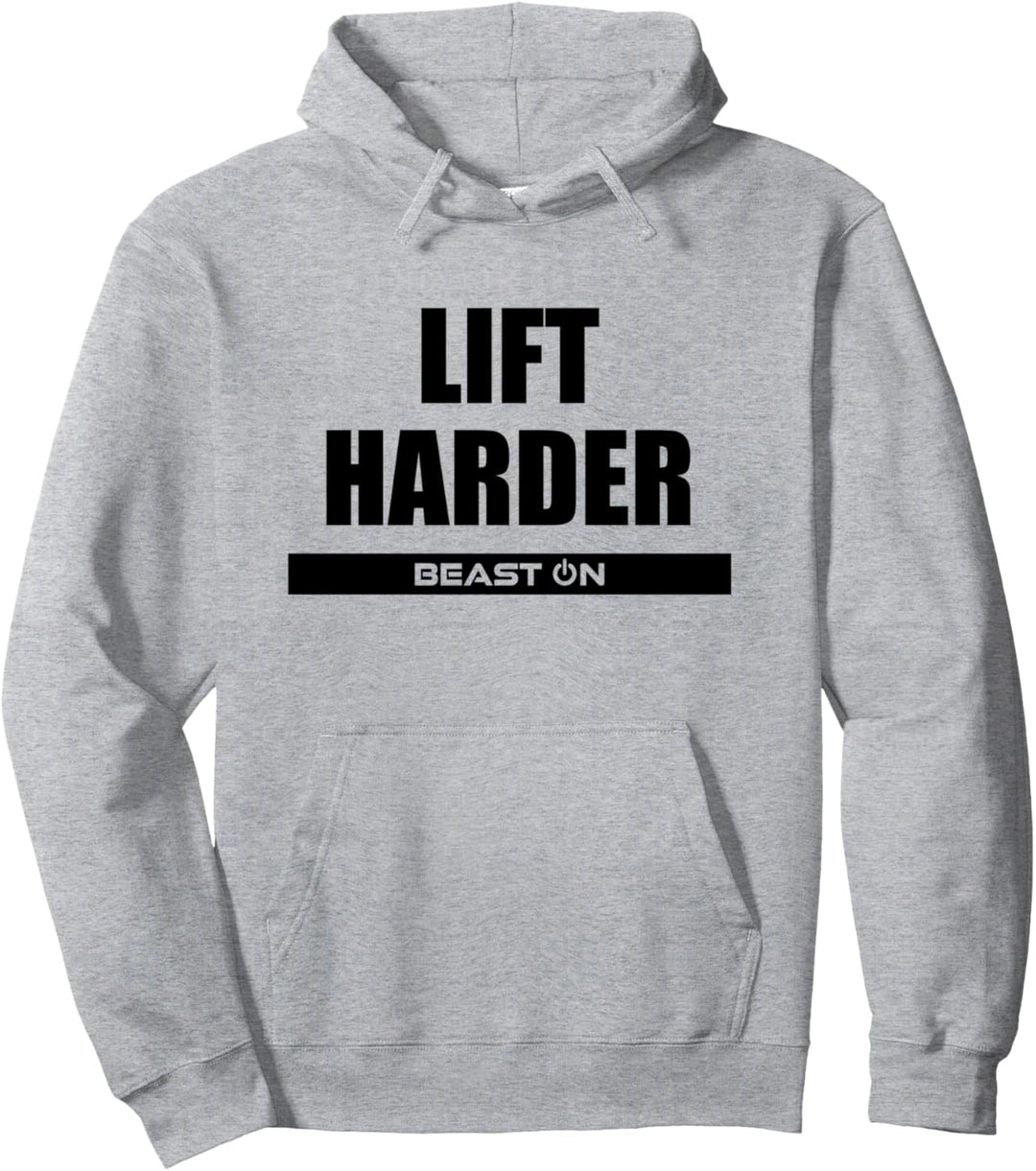 Lift Harder Fitness Workout Gym Bodybuilding Motivation Pullover Hoodie