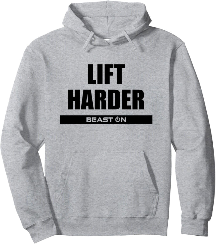 Lift Harder Fitness Workout Gym Bodybuilding Motivation Pullover Hoodie