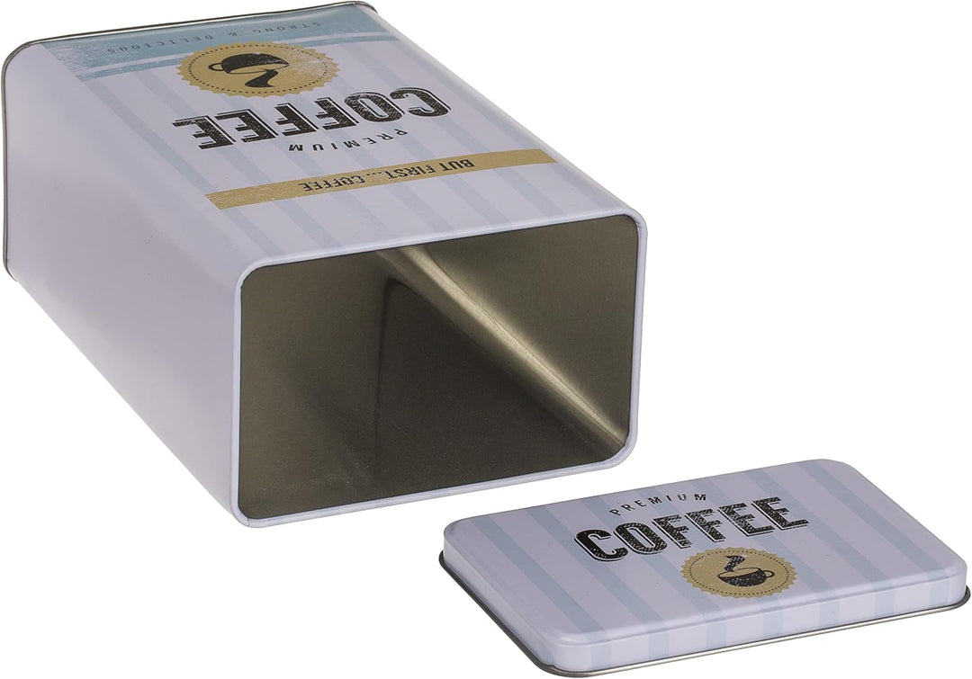 Set Retro Metall-Dose Blechdose Coffee, Tea & Sugar - Kaffeedose, Teedose, Zuckerdose mit Deckel (3-