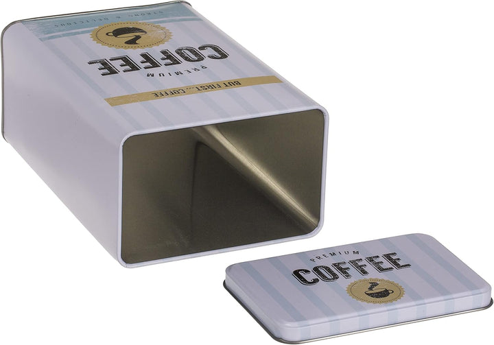 Set Retro Metall-Dose Blechdose Coffee, Tea & Sugar - Kaffeedose, Teedose, Zuckerdose mit Deckel (3-
