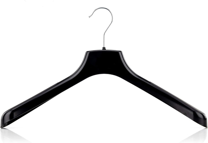Hangerworld 20 Stabile Kunststoff Kleiderbügel 42cm Schwarz Ideal Für Oberkleidung