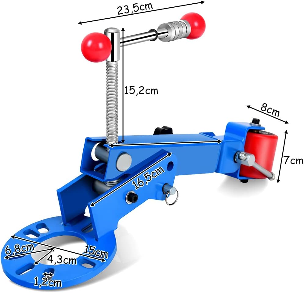 COSTWAY Bördelgerät Bördelrolle, Bördelwerkzeug für Kotflügel Pkw/Kfz/LKW, Profibördelgerät Fenderro