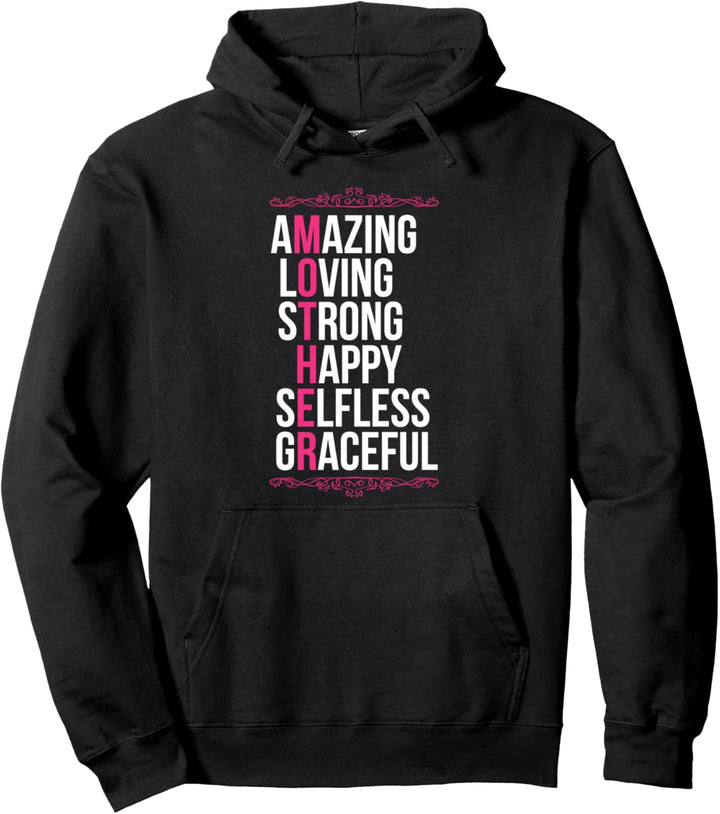 Mutter Erstaunlich Liebevoll Glücklich Selbstlos Muttertag Pullover Hoodie