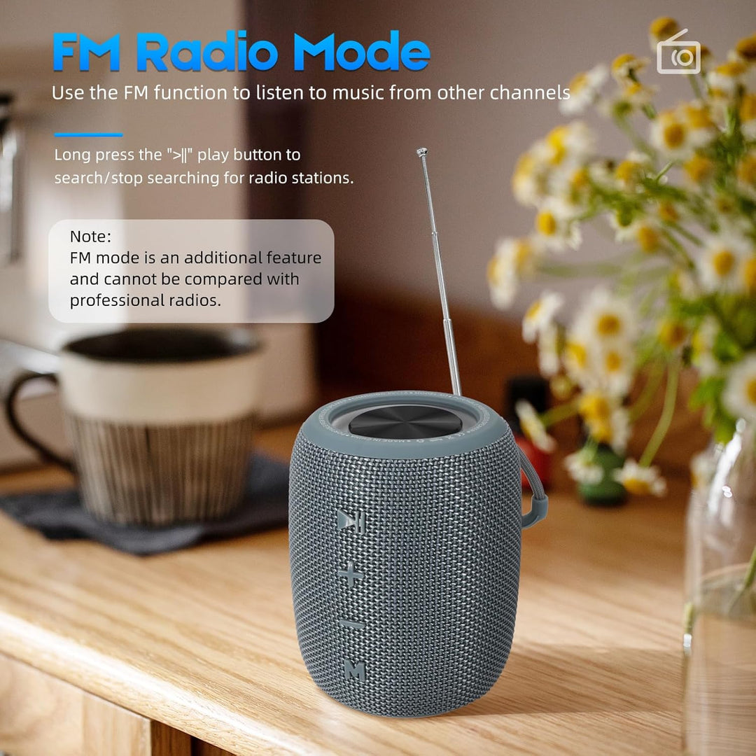 SENXINGYAN 20W Bluetooth Lautsprecher – Tragbare Musikbox mit 360° Stereo-Sound, LED-Lichtshow, IPX6