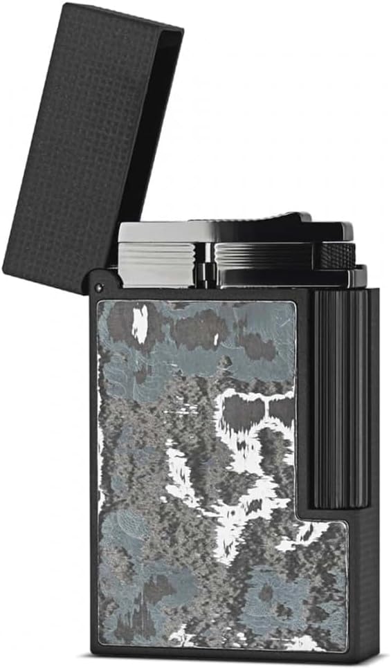 ST Dupont Ligne 2 Carbon Feuerzeug Dark Storm