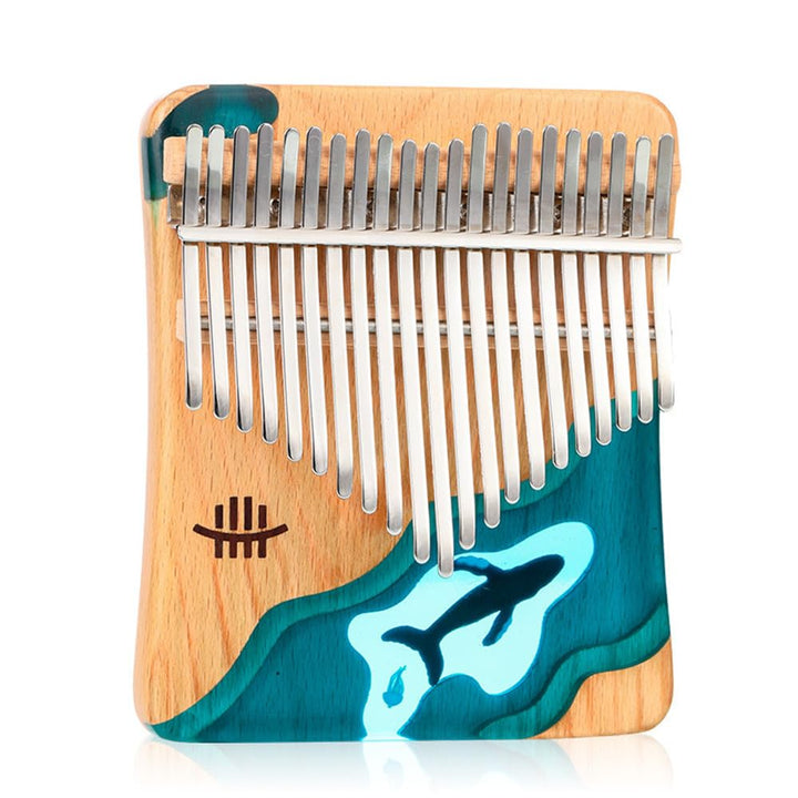 Kalimba 17/21 Schlüssel, Holz Fingerklaviere，Professionelle Daumenklavier Carlimba, Mbira Instrument