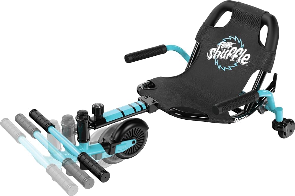 Crazy Cart Shuffle von Razor - Drifting Go-Kart für Kinder ab 4 Jahren, Crazy Cart Drift Bar Technol