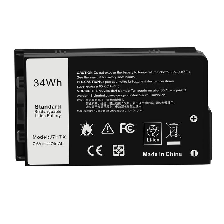 ARyee J7HTX Akku kompatibel mit Dell Latitude 7202 7212 Rugged Extreme Tablet Serie, Ersatz für J7HT
