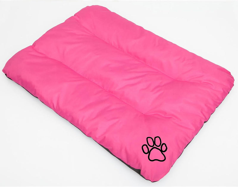 Hobbydog R1 ECOROZ2 Hundebett ECO Schlafplatz Ruheplatz Hundematratze Hundekissen, 90 x 60 cm, L, ro