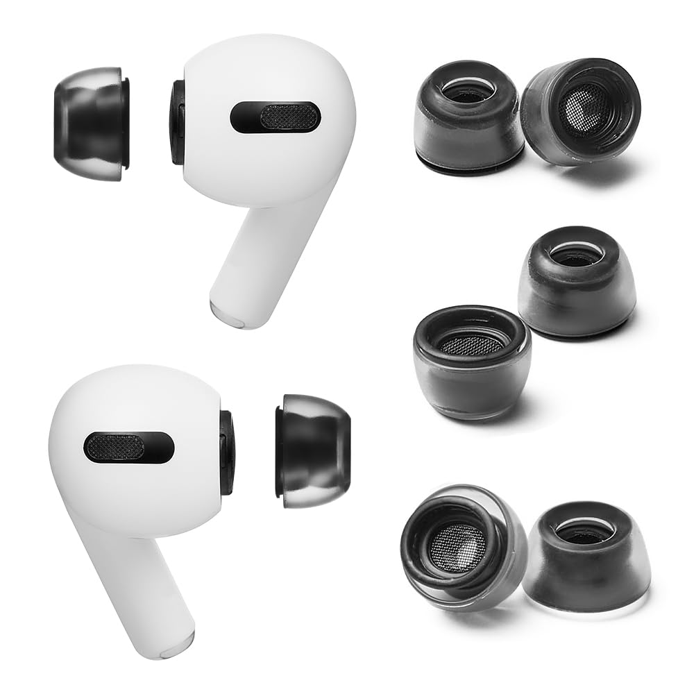 AZLA SednaEarfit Crystal für AirPods Pro / 3 Paar (Grösse SSS/SS/S 3 Pr) Size SSS/SS/S 3Pr, Size SSS