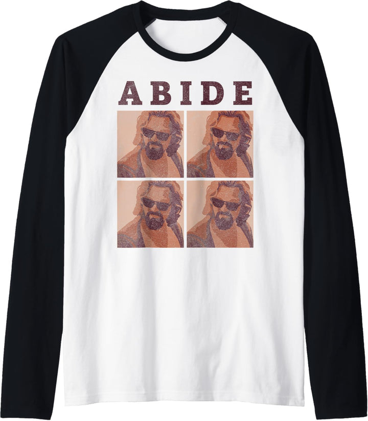 The Big Lebowski Abide Four Box Up Raglan