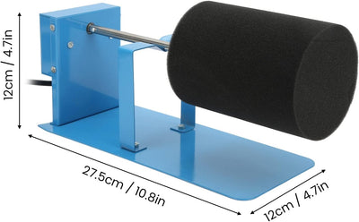 Shanrya Tassenwender, Verstellbarer Schaumstoff-Tumbler-Wender, leise, stabil, blau, DIY-Eierschalen