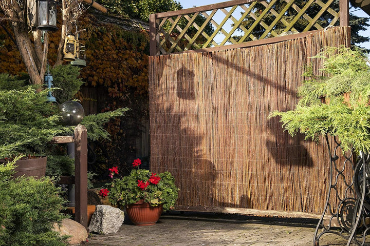 MC.Sammler Weidenmatte Sichtschutz Zaun für Balkon und Terrasse Weidenzaun in 22 Grössen (80 x 300 c