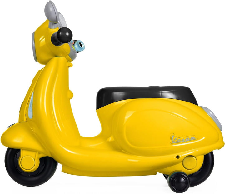 Chicco Motorrad Rutscher für Kinder Vespa Primavera, Kinderfahrzeug mit Elektronischem Bedienfeld, L