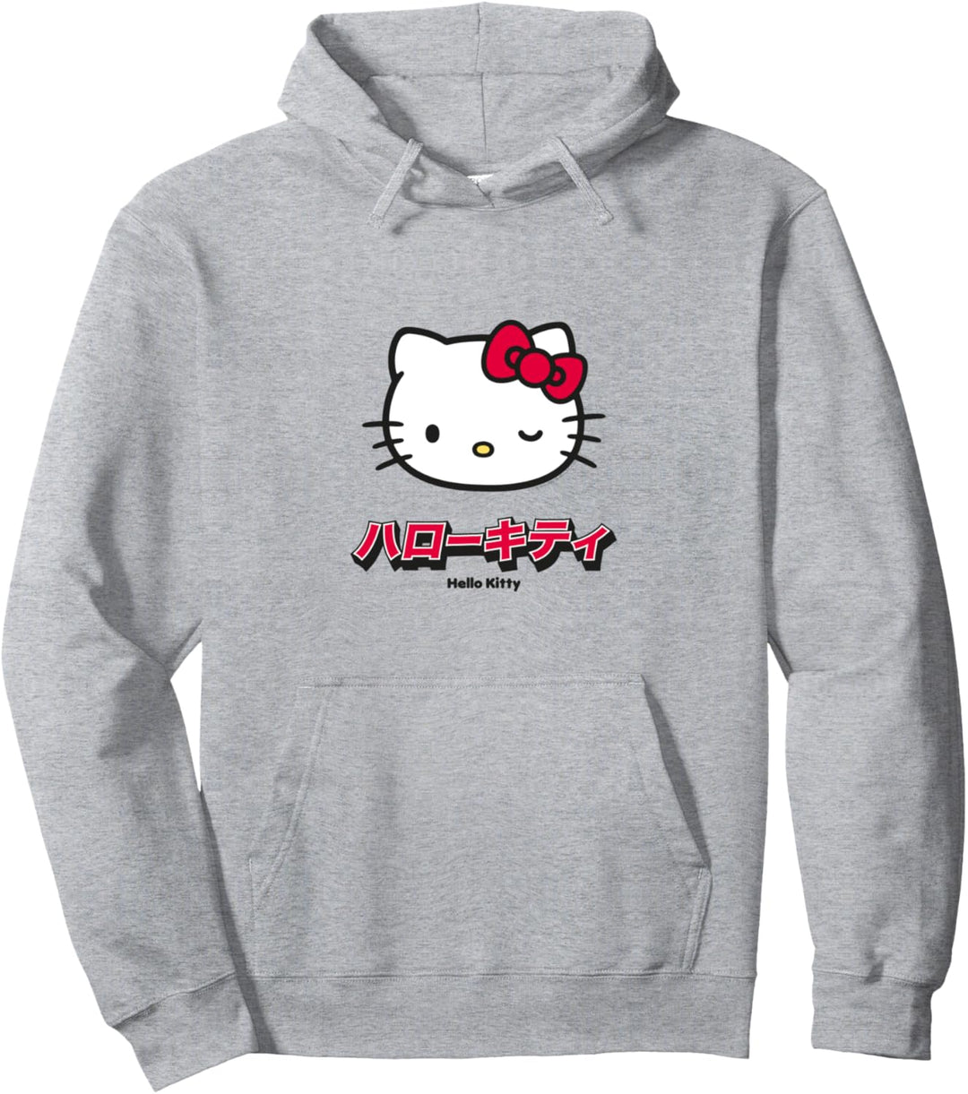 Hello Kitty Sanrio Charakter Klassisches Japan Design Pullover Hoodie