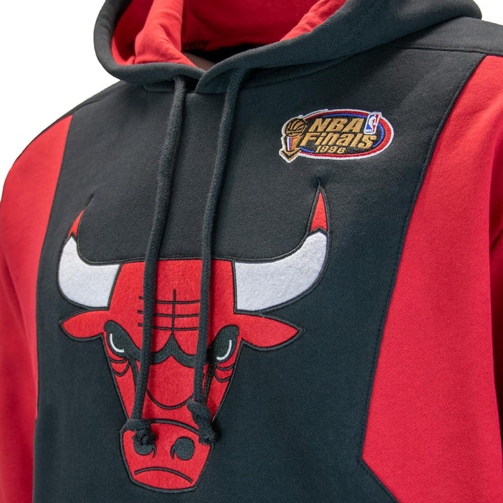 Mitchell & Ness NBA Color Blocked Hoodie 2.0 S Chicago Bulls, S Chicago Bulls