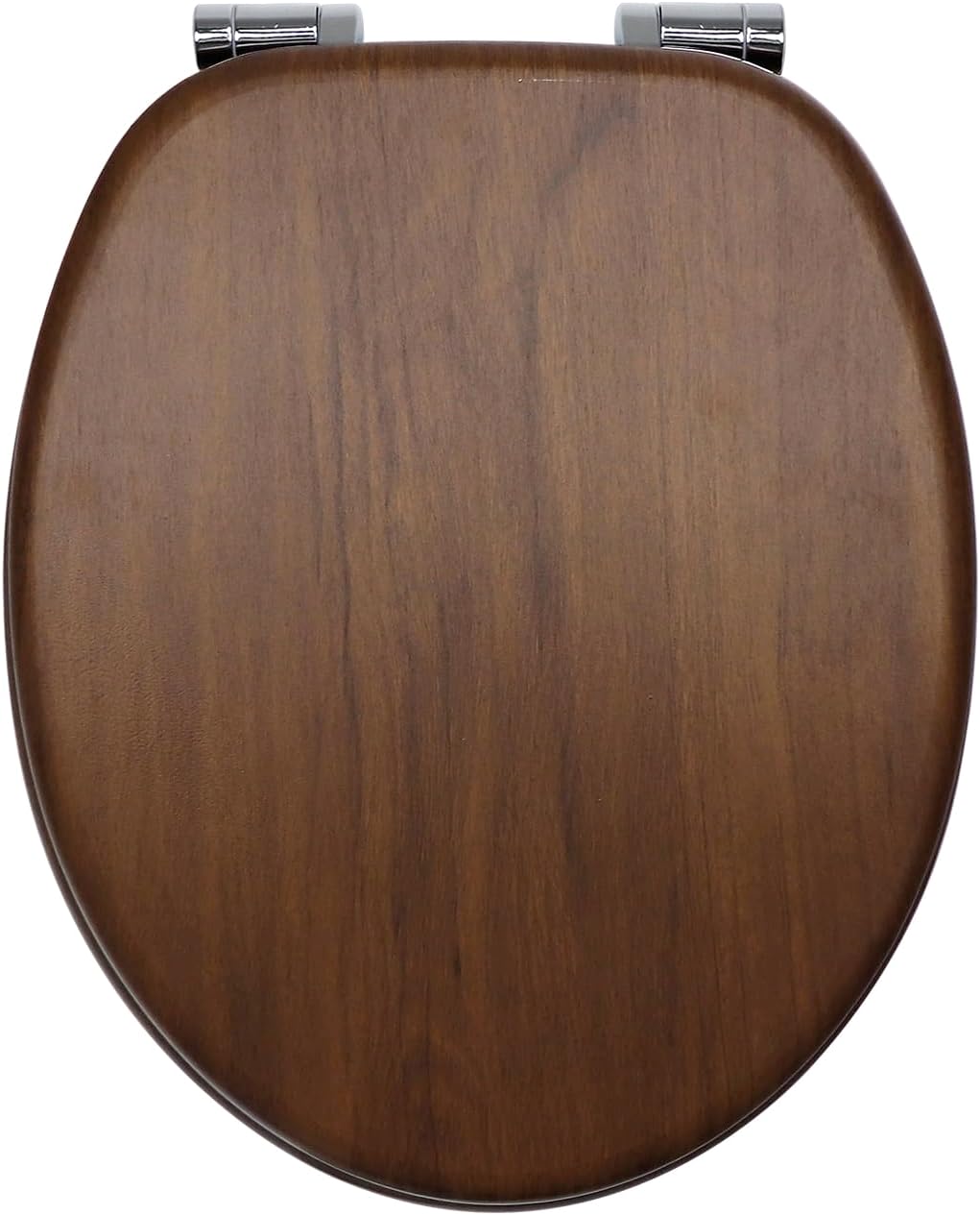 WC Sitz mit Absenkautomatik, Toilettendeckel aus Holz, Stabil Klodeckel mit Soft Close, Toilettensit