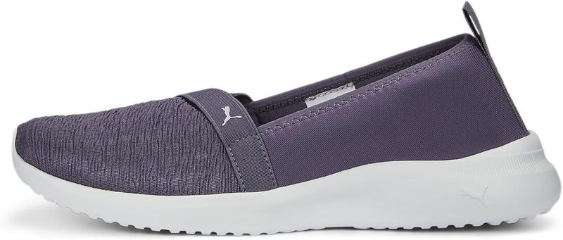 PUMA Damen Adelina Sneaker 37.5 EU Purple Charcoal Spring Lavender Puma White, 37.5 EU Purple Charco