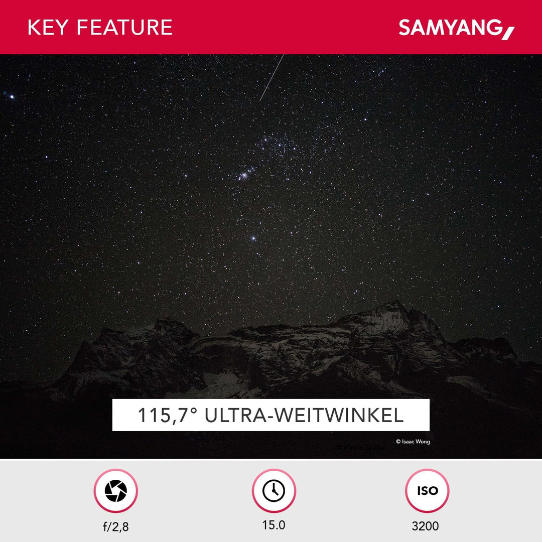 Samyang MF 14mm F2.8 Z Nikon Z - manuelles Ultraweitwinkel Objektiv, 14 mm Festbrennweite für Nikon