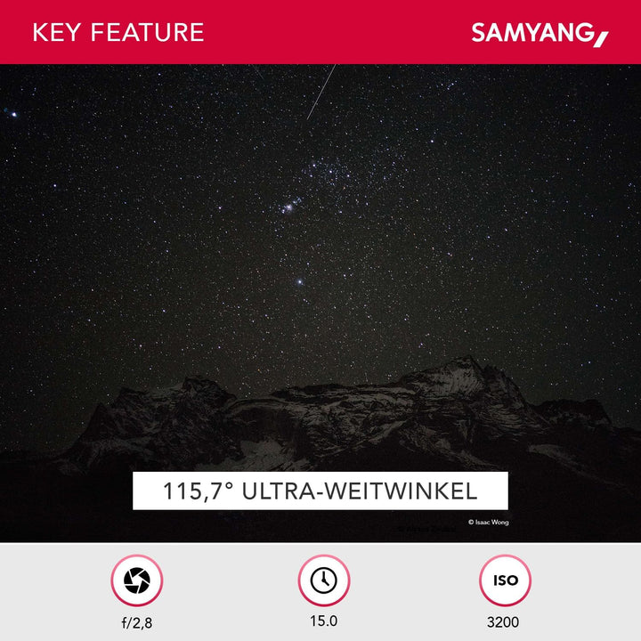 Samyang MF 14mm F2.8 Z Nikon Z - manuelles Ultraweitwinkel Objektiv, 14 mm Festbrennweite für Nikon
