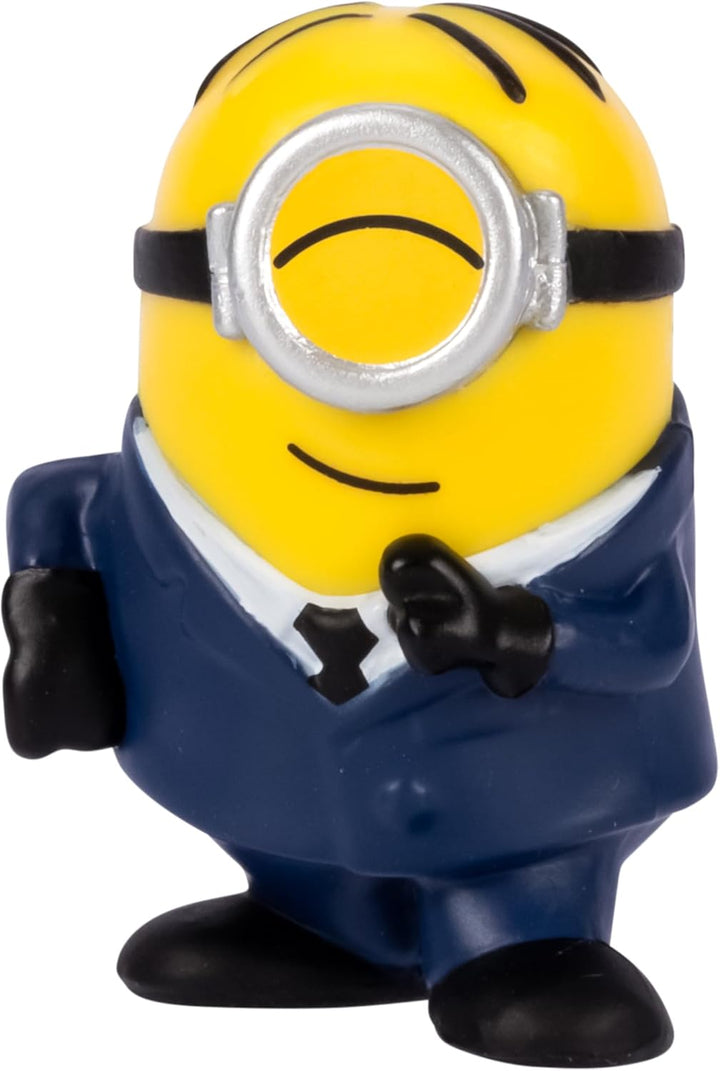 MINIONS Ich – Einfach unverbesserlich 4, Packung mit 4 Figuren AVL-Team. 5,8 cm grosse Sammelfiguren