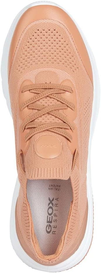 Geox Damen D Spherica Actif Sneaker 35 EU Peach, 35 EU Peach