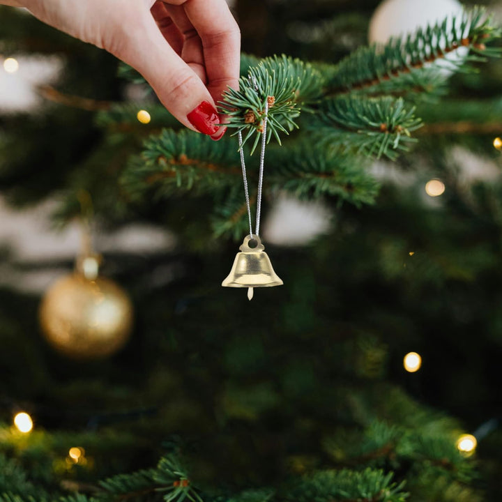 Tofficu 20 Stück 2 1 cm Glöckchen Kleine Glöckchen Zum Basteln Weihnachtsglocken Für Weihnachtsbaum