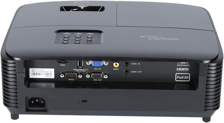Optoma W371 Data Projector Desktop Projector 3800 ANSI lumens DLP WXGA (1280x800) 3D Black
