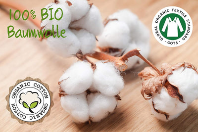 BLUE MOON Bio Baumwolle Jersey Spannbettlaken Spannleintuch Spannbetttuch Organic Cotton GOTS-Zertif