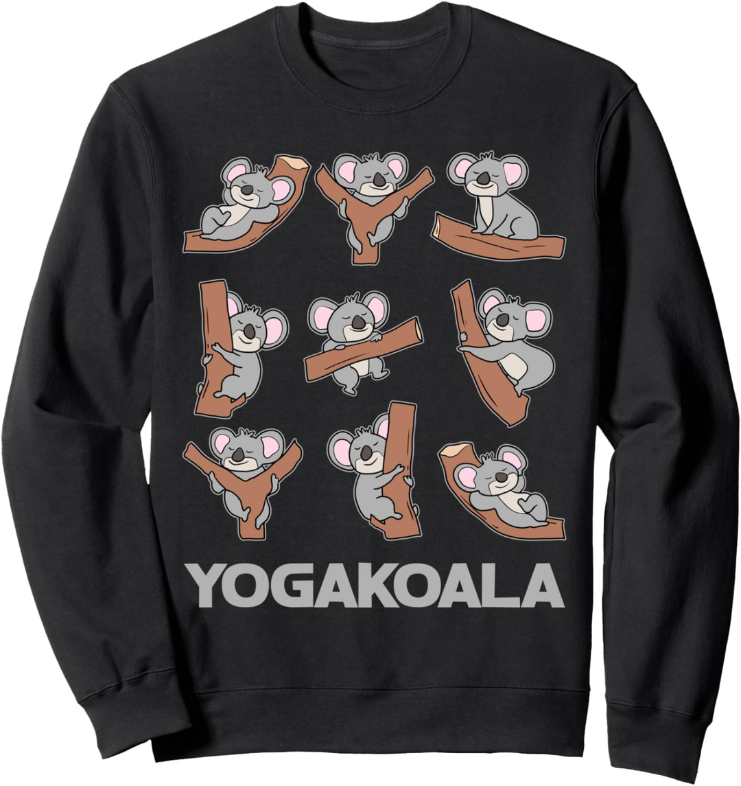 YOGAKOALA KOALA POSE KOALAMOTIV MEDITATION ACRO HATHA YOGA Sweatshirt