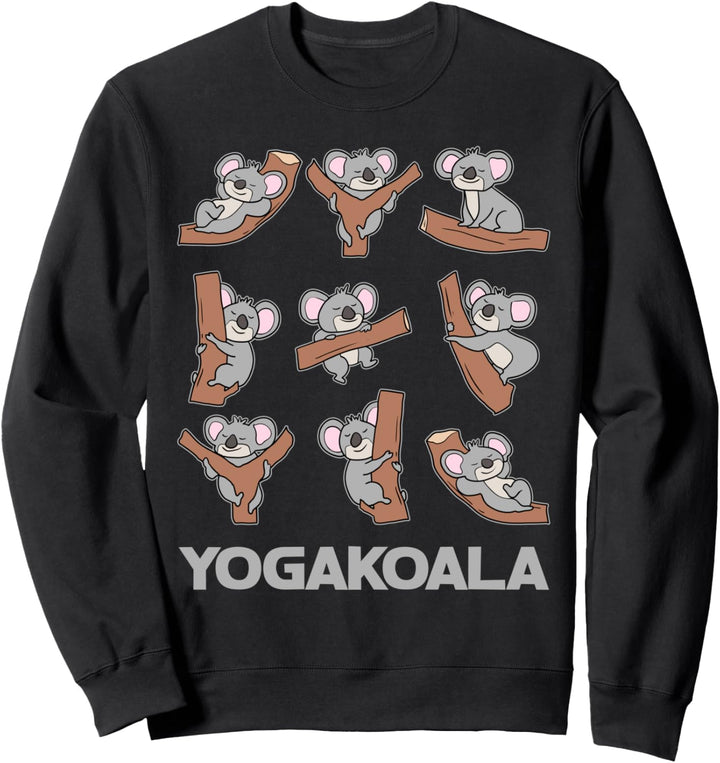 YOGAKOALA KOALA POSE KOALAMOTIV MEDITATION ACRO HATHA YOGA Sweatshirt