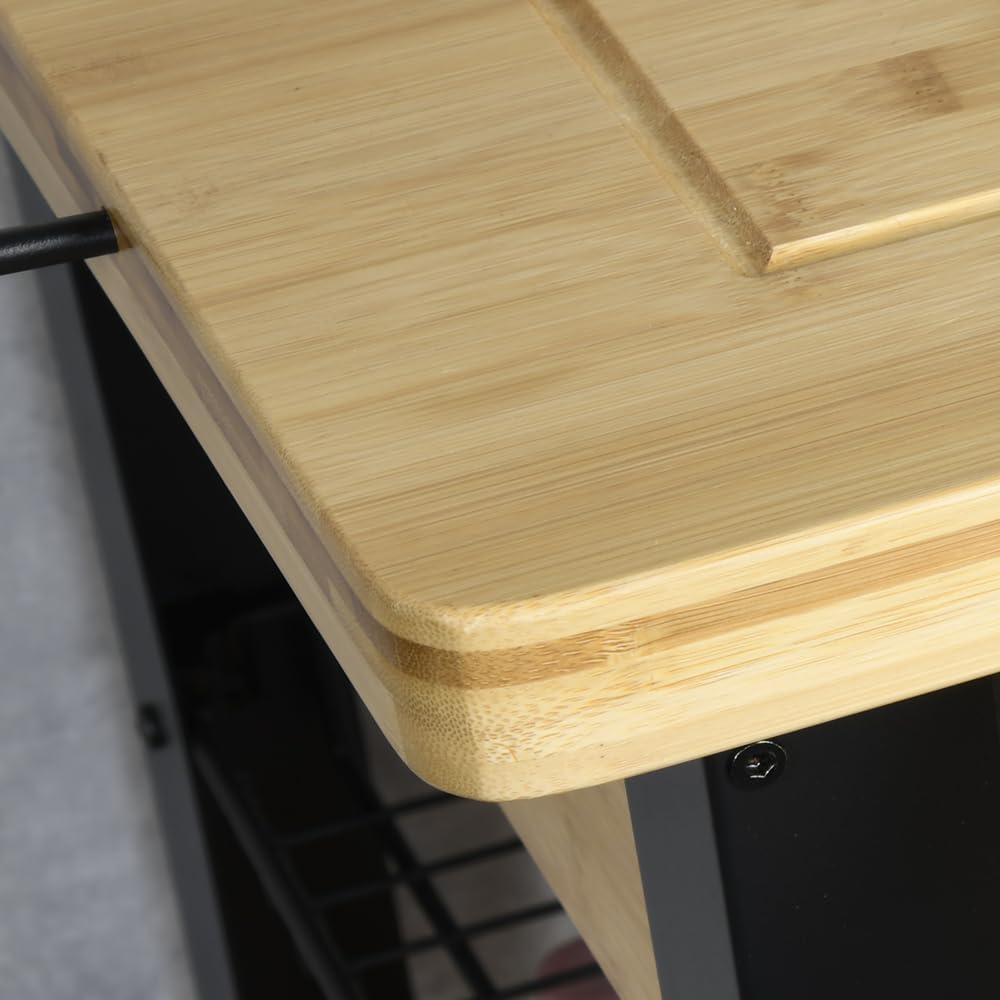 Kesper | Küchenwagen, Material: FSC-zertifizierte Faserplatte, Masse: B: 71 x H: 88 x T: 60cm, Farbe