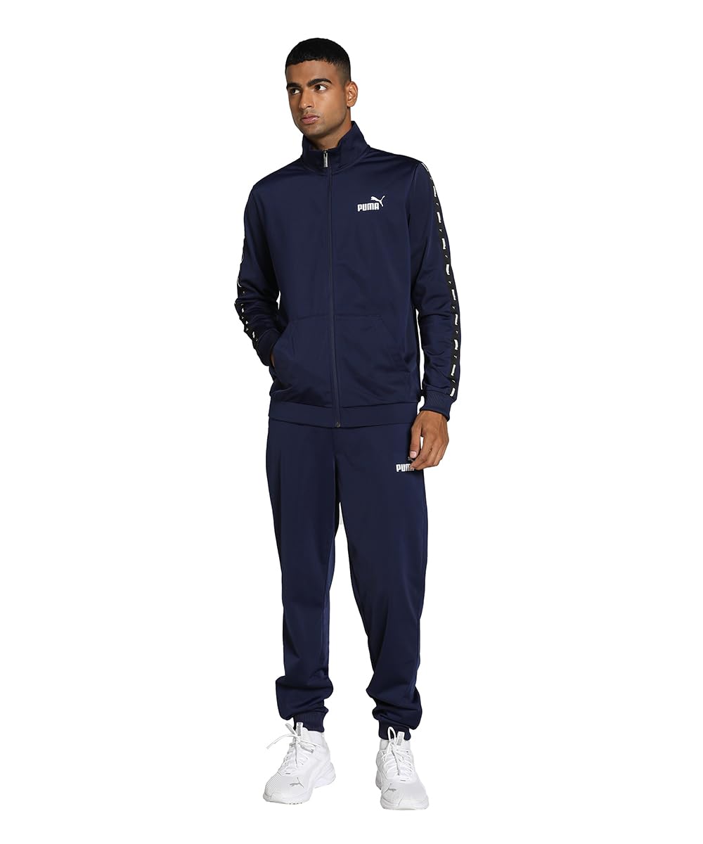 PUMA Herren Tape Poly Suit Cl Trainingsanzug M PUMA Navy, M PUMA Navy