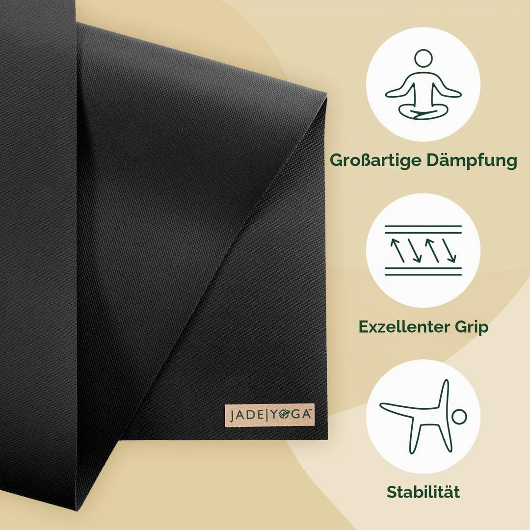 JADE YOGA - Harmony Yoga Mat - Yoga Mat Designed to Provide A Secure Grip to Help Hold Your Pose Sch