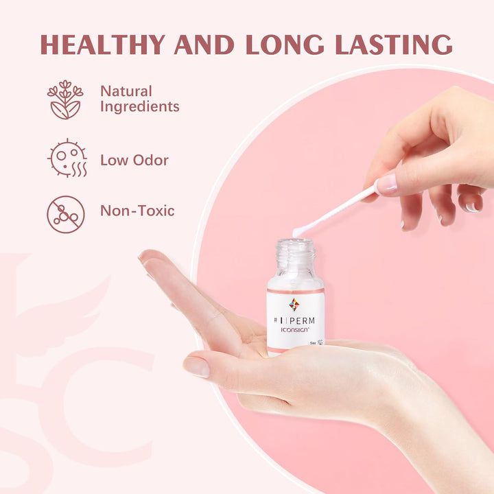 ICONSIGN Lash Lift Kit (2. Generation), Professionelles semipermanentes Wimpernverlängerungsset für