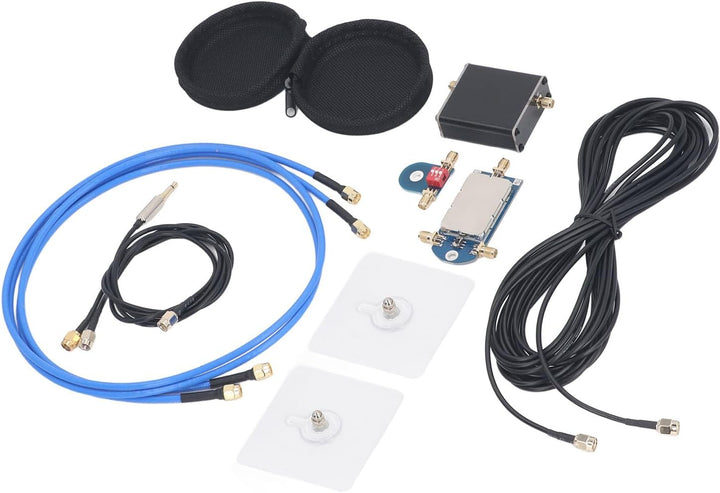 Kleine Loop-Antenne, Vollband-High-Gain-HF-AM-FM-VHF-UHF-SDR-Loop-Aktivempfängerantenne 5-12 V