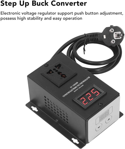 10000 W Elektronischer Spannungsregler 220 V Thyristor-Aufwärtswandler, EU-Stecker