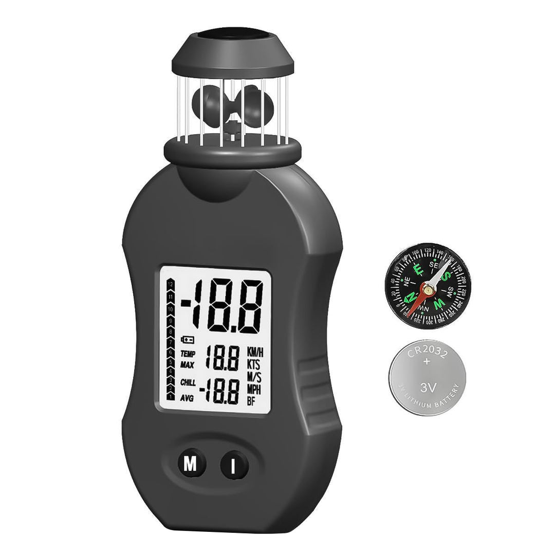 Digital Anemometer, Multifunktions-Anemometer, HP-876 Handwindmesser 0,7-42 m/s Luftgeschwindigkeits
