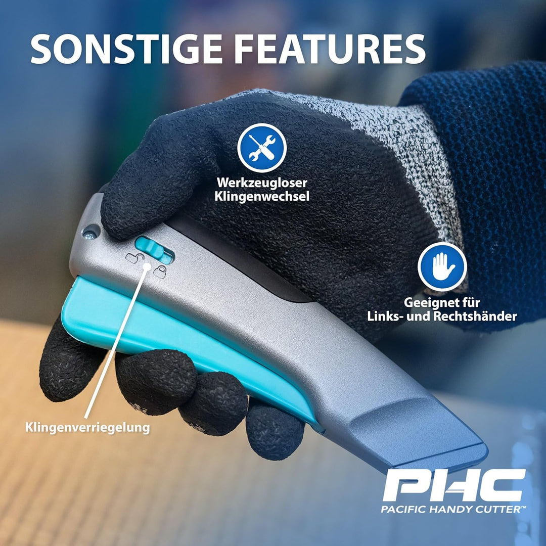 PHC Victa™ Smart-Retract Sicherheitsmesser mit vollautomatischem Klingenrückzug • 20mm Schnitttiefe