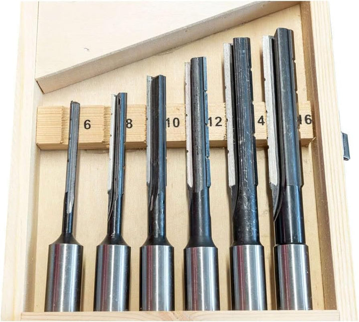 Holzmann LL6TLGR Langlochbohrer Set Ø 6-8-10-12-14-16