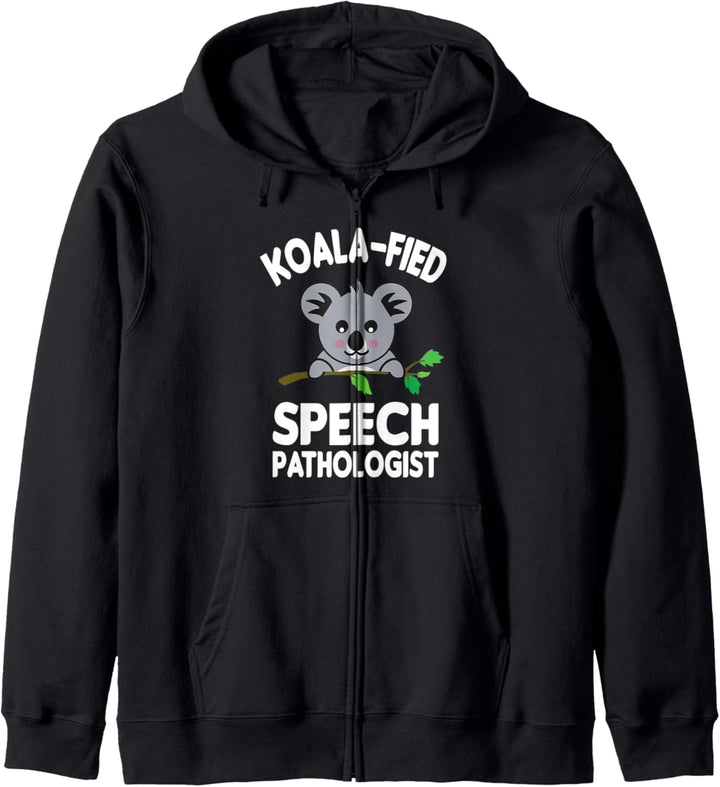 Koala-Fied Speech Pathologist | Funny Favorite SLP Therapist Kapuzenjacke