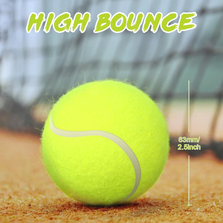 Vinsot 24 Pack Tennis Balls Playing Balls Tennis Practice Balls Training Tennis Balls for Beginner P