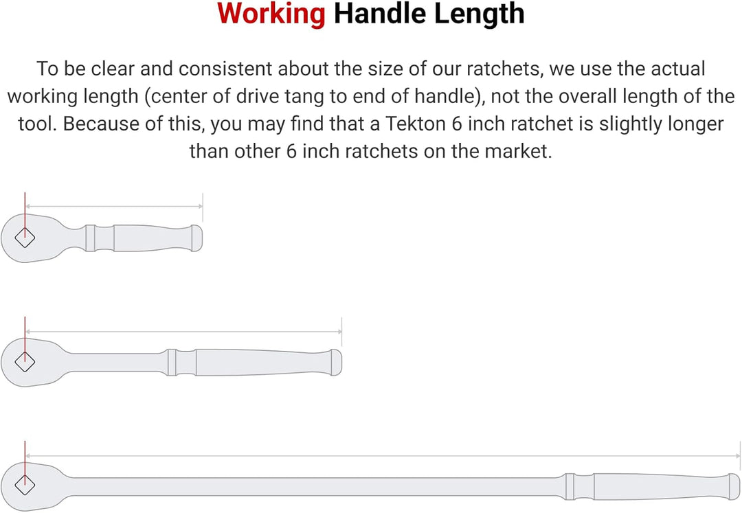 TEKTON 1/4 Zoll, 3/8 Zoll Antrieb Stubby Ratschen-Set, 2-teilig (3, 4-1/5.1 cm) | SRH91006 Kein Schn