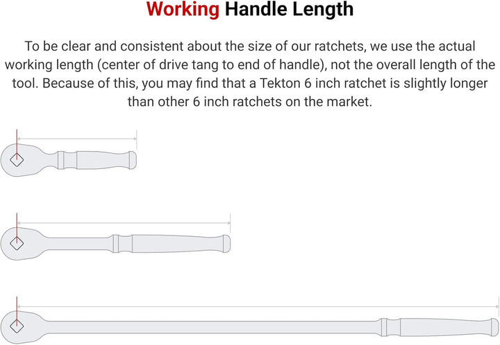TEKTON 1/4 Zoll, 3/8 Zoll Antrieb Stubby Ratschen-Set, 2-teilig (3, 4-1/5.1 cm) | SRH91006 Kein Schn