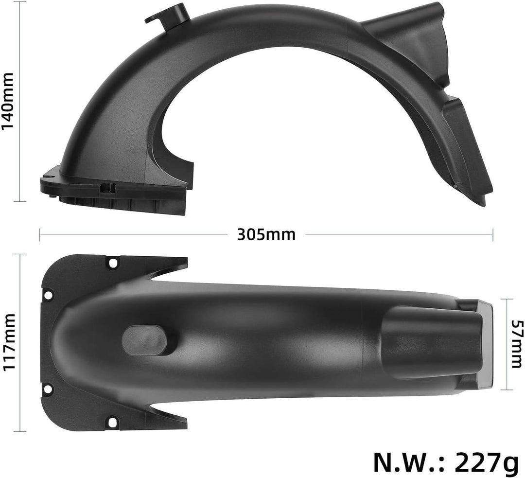 Hinteres Schutzblech FüR Max G30D Elektroroller Schwarz