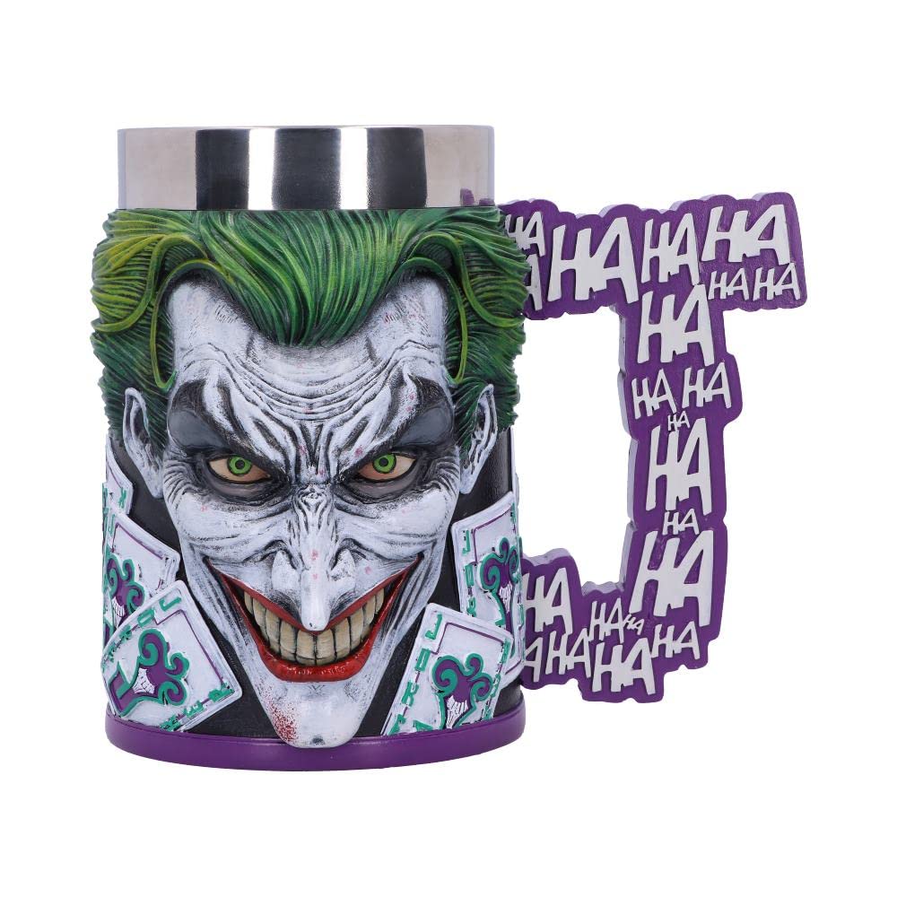 Nemesis Now Krug Kanne Offizielles Lizenzprodukt von The Joker, Violett, 15,5 cm, Kunstharz