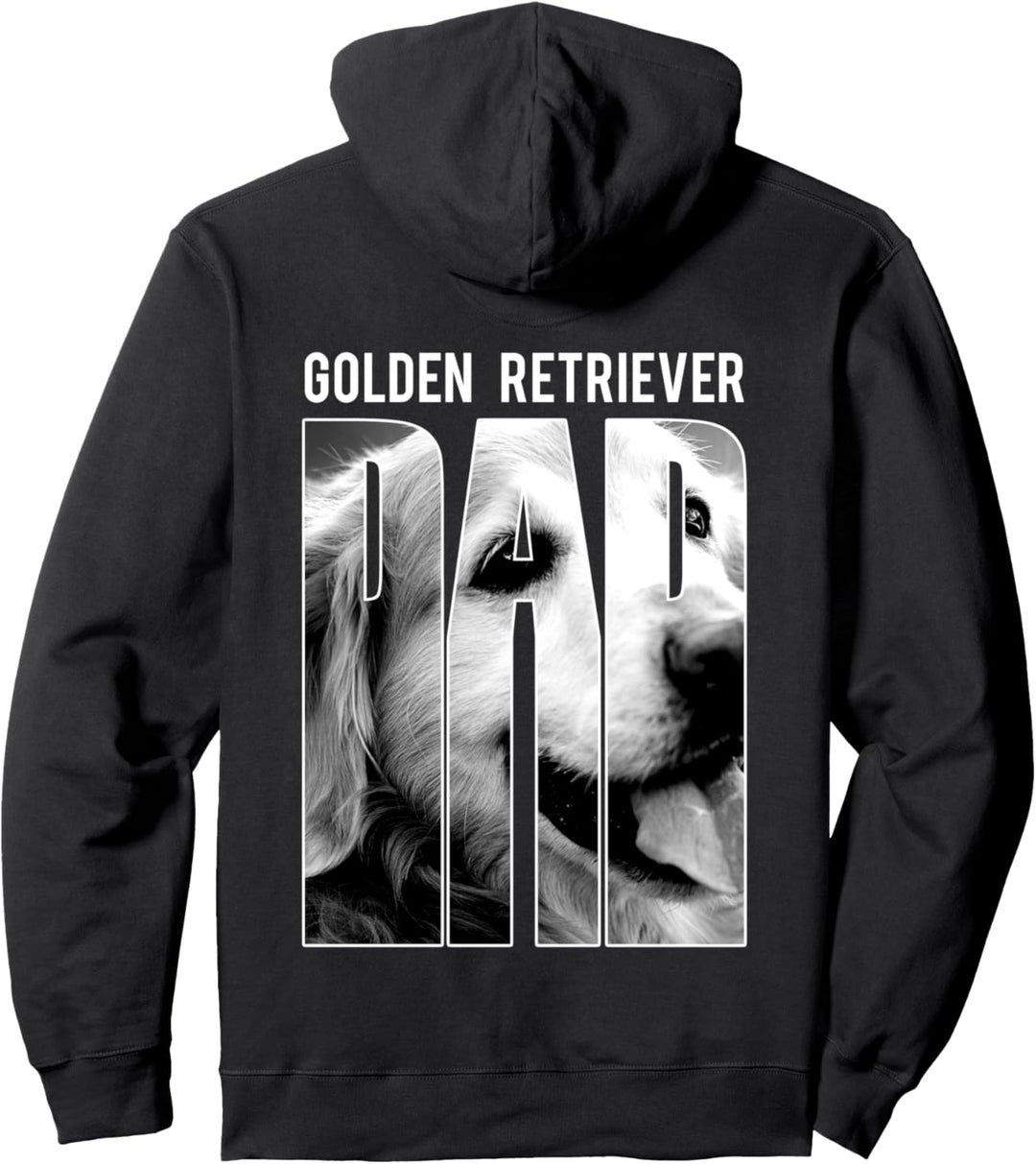 Dog Dad Golden Retriever - Hunde Papa Pullover Hoodie