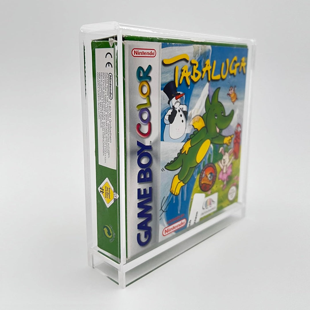 Reset Retro Acryl case box passend für Game Boy Classic/Color/Advance Spiele in OVP - Optimaler Schu