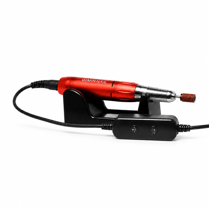 Emmi Nail Elektrischer Nagelfräser mit 6er Bit-Set – USB-Nagelfeile für Gelnägel &amp; Lack – Profi Fräs